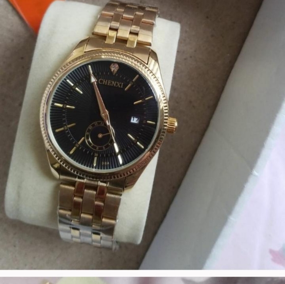 Mens Watches Top Brand Luxury CHENXI Golden Watch - Picture 4 of 5